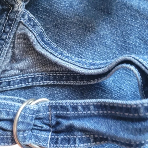 Disney Rare Vintage Kids Denim Overalls - Blue - Picture 3 of 11